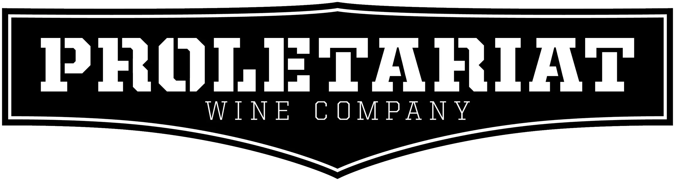 Proletariat Wine Company Scrolled light version of the logo (Link to homepage)